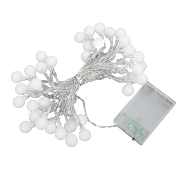 LED String Lights 6m Waterproof Round String Lights Romantic Atmosphere Camping String Lights with Two Modes for Outdoor Use