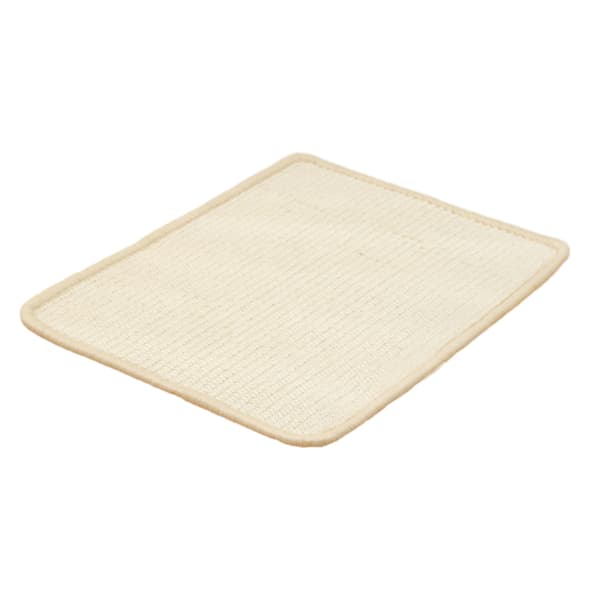 Rektangulär klösbräda för katter, repsäker skyddssoffa för små och medelstora katter, blekt Bleach 30X40cm