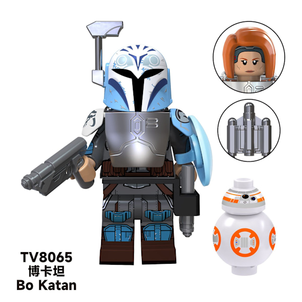 TV6109 Film Star Wars Mandalorian Smed Han Solo Bokatan Throlong Vakt Sammansatta Byggklossar Minifigurer