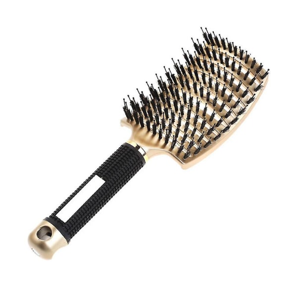 Nylon Børste Detangle Hairbrush Kvinder Hår Hovedbund Massage Kam Brush