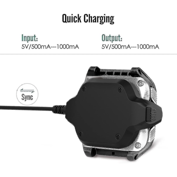 Oplader Dock Kompatibel Med Garmin Forerunner 920xt, Usb Data Synkronisering Oplader Cradle Dock Oplader Med 1m Opladerkabel