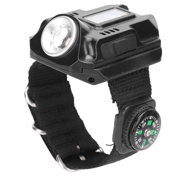 LED Wrist Light with Electronic Display Watch, Multifunctional Watch Light