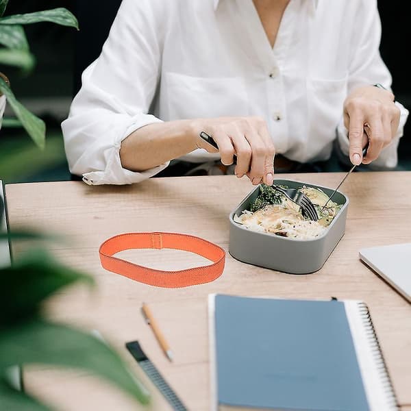 5 stk Bento Lunsjboks Lunsjfikseringsbånd Bentoboks Elastiske Stropper Bentoboks Stropp