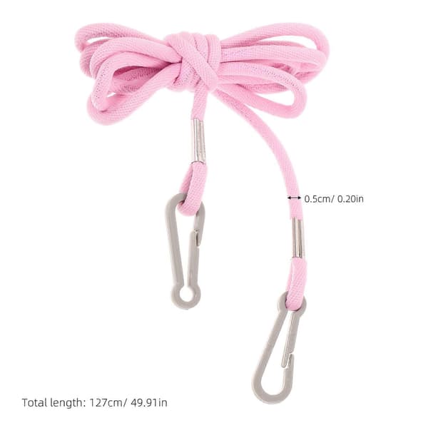 Vinter Anti-Lost Handskrep Nylon för Utomhusbruk Rosa