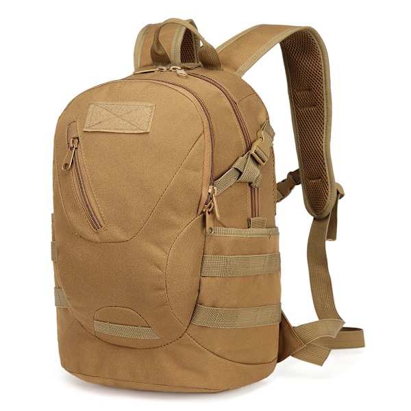 Assault Pack Ryggsäck 20L Militär Taktisk Vandring och Bergsleder Dynamisk Väska för Nödvändigheter med Bröst CP jungla