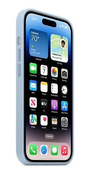Silikon Deksel Kompatibelt Med Iphone 14pro Sky