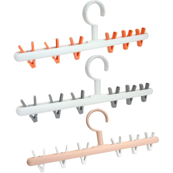 3-pack strumptorkningshängare, bärbara dropphängare, torka strumpor, handdukar, babykläder, underkläder, handskar, känsliga behåar