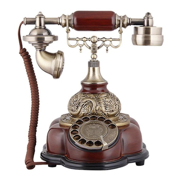 Antiikkityylinen Rotary-puhelin Prinsessa ranskalaistyylinen vanhanaikainen puhelinluuripuhelin Sz-103as