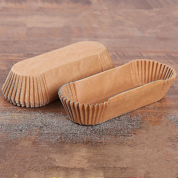 50 stk bagepapir liners Lige brødform Bagepapir liners brødform