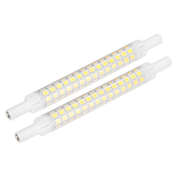 2 Pcs R7S 98LED Bulb Double Socket 118mm Dimmable Floodlight Lamp Accessory Warm White 200-240V