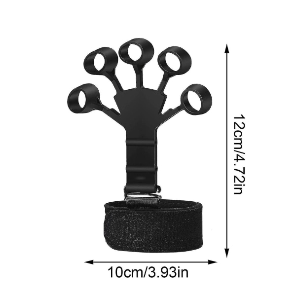 Ny Gripster Grip Exerciser, Strengthener, Trainer Fitness Workout Training Black