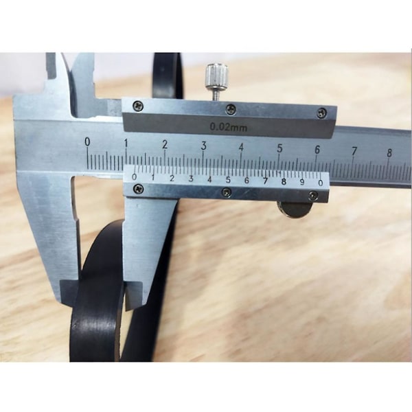 2 stykker båndsag gummidekkbånd Trebearbeidingsreservedeler for 8 tommers båndsag rullehjul