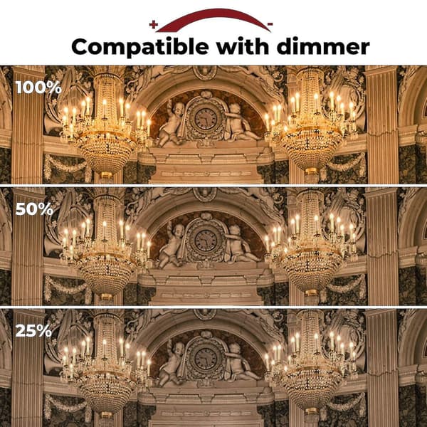 42w E14 C35 Dimmable Halogen Bulb Ac 220-240v Warm White 2700k E14 Transparent Halogen Light Source (10pcs)