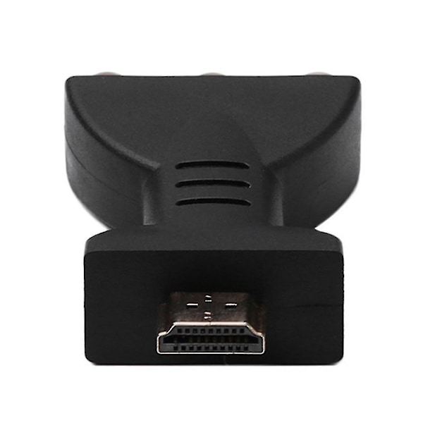 HDMI-kompatibel Port til RCA 3-vejs Splitter Adapter til Audio Video Kabel Wyelv