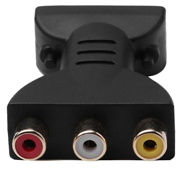 HDMI-kompatibel Port til RCA 3-vejs Splitter Adapter til Audio Video Kabel Wyelv
