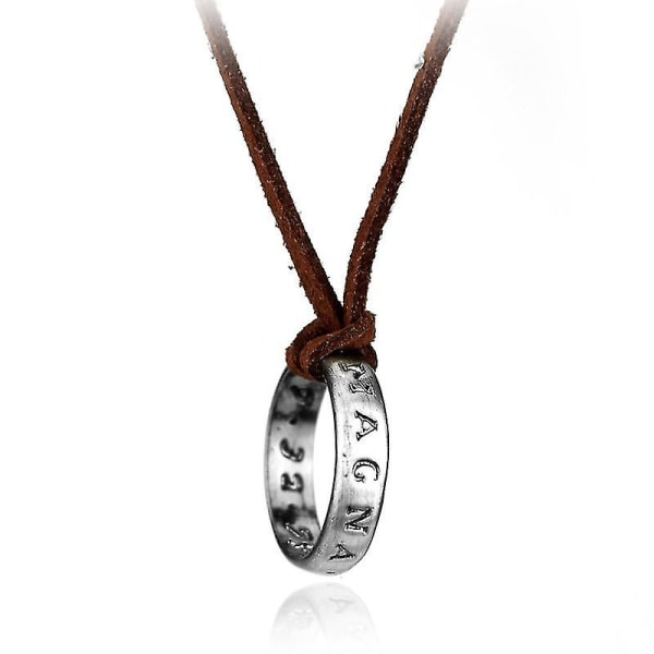 Uncharted 4 Drake Ring Pendant Halsband