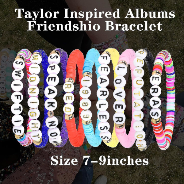 Taylor Swift vennskapsarmbånd (ulike album)