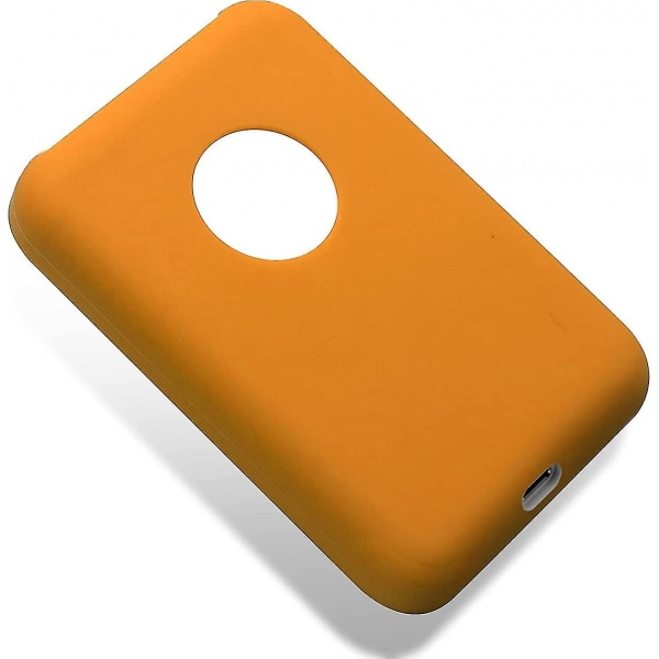For beskyttelsesveske for Apple Magsafe batteripakke, silikon huddeksel kompatibel med Magsafe Power Bank Holder, Lett, myk Magsafe Portable C