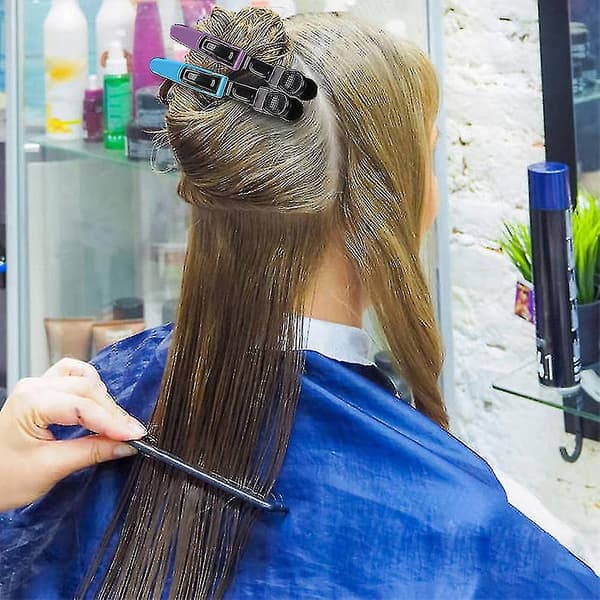 Alligator Styling Sectioning Clips Af Professionel Hår Salon Kvalitet Hårklemmer