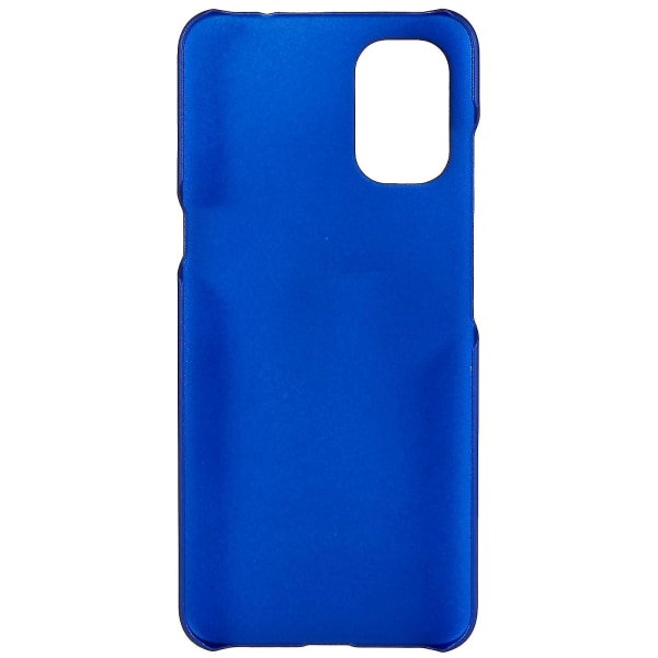 Til Nokia G21/g11 gummibelagt blank overflade beskyttelsescover Light Slim Hard Pc Mobiltelefon taske Blue