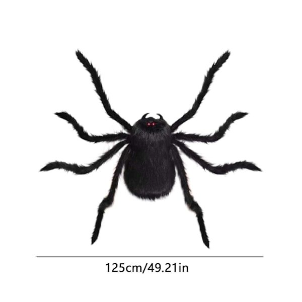 Halloween-asut Halloween Hämähäkki Uusi Luova Tasku Hämähäkki Naamio Rekvisiitta Candy Spider Musta Reppu Iso Hämähäkki As Show One Size