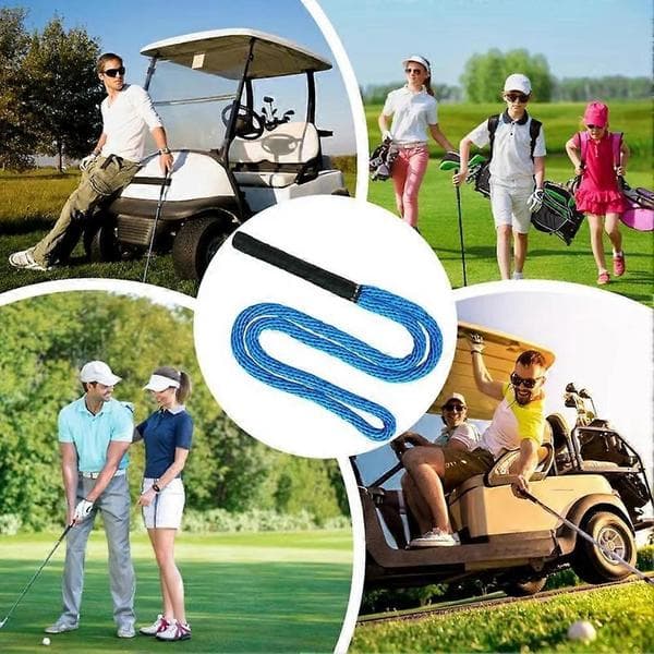 Golfsvingträningsrep Bärbart golfträningssvingrep Utomhus golfhastighetsträningsutrustning för Blå