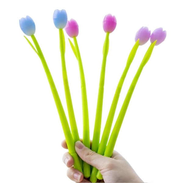 Farveskiftende Tulipaner Kuglepenne 0,5 mm Test Skrivepen For Student