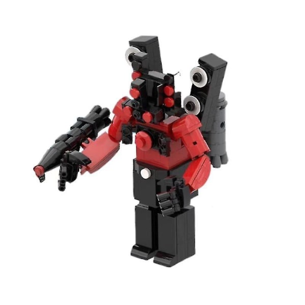 Skibidi Toalettleke Byggekloss Titans Kamera Mann Høyttaler Tv Mann Titans Kameramann Boss Mursteinsett Plastleker Figur Figur A6