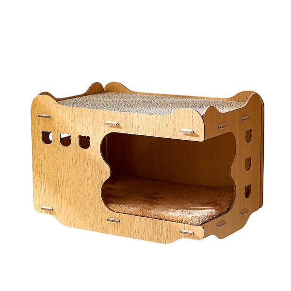 Wood Cat House Cat Nest Cat Cat Catch Board A