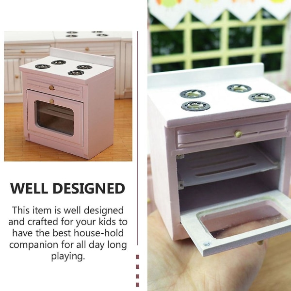 Verktøysett Barn Spisestue tilbehør Miniatyr kjøkkenmøbler Mini gasskomfyr