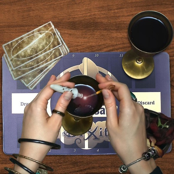 Tarotkort Duk Høyverdig Broderi Retro Stjerne Legende Om Kanin Spillet Spådom Tarot Duk Hjem Sovesal Dekor