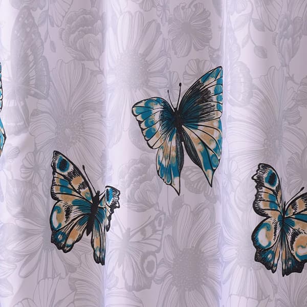 Duschdraperi 240x200 cm, Badrumsdraperier med krokar, mögelresistent