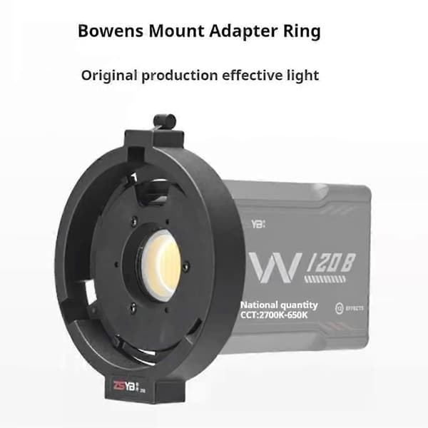Mini Bowens Mount Adapter Ring Adapter till Bowens Bayonet för / Fill Light