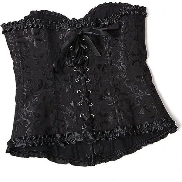 Naisten luullinen pitsikorsetti Bustier Alusvaatteet Bodyshaper toppi