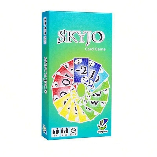 1kpl Skyjo Card Game" Family Gathering Game Card, lomahauska korttipeli, juhlalautapelit green