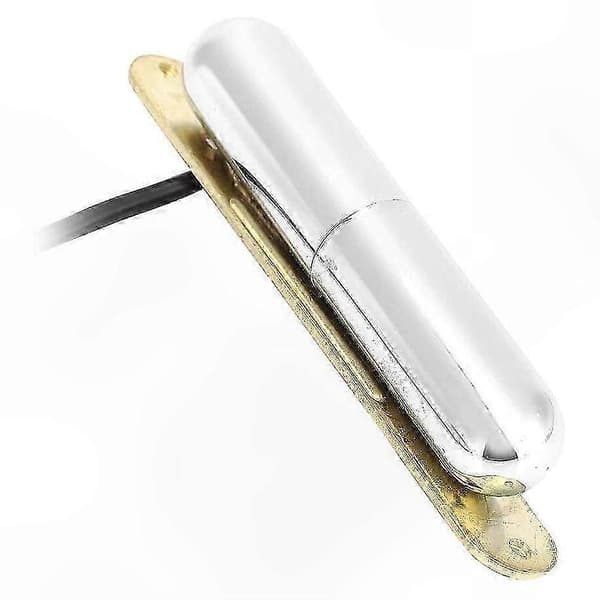 Alnico V Lipstick Tube Pickup, Single Coil Elgitarrpickup för ST-stil Gitarrer (Silver) Silver