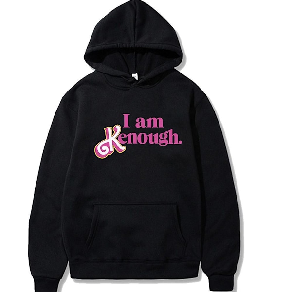 I Am Kenough -huppari, Kenough-huppari, I Am Kenough -collegepaita, I Am Kenough -vetohuppari, Barbie Ken -huppari, Ken-huppari, Ken-collegepaita XS