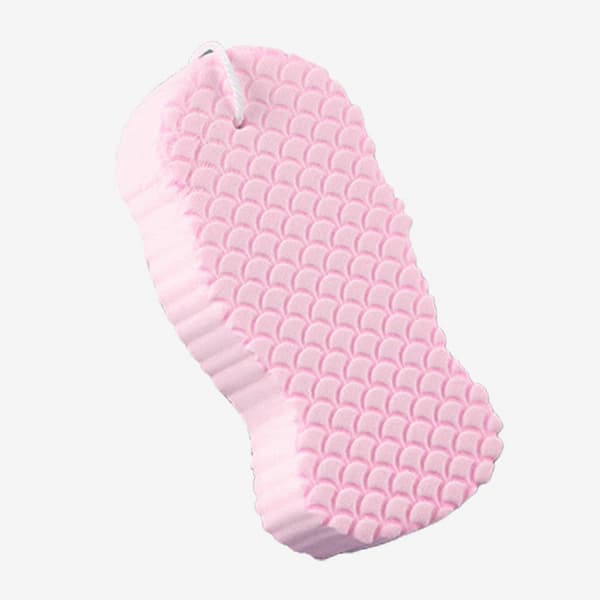 2-4-pakning Død hudfjerner Dusjsvamp Gjenbrukbar Eksfolierende Badesvamp Rosa 2 Pcs