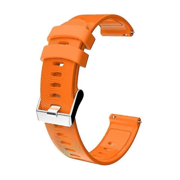 Ersättningsarmband för Garmin Forerunner 245, tryckt silikonarmband orange