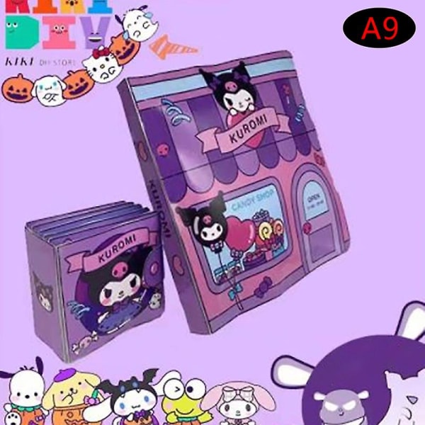 Hiljainen kirja Sanrio Doudou Kirja Koulutus Kotitekoinen Kuromi Kirja Melodia Hiljainen kirja Kuromi Halloween