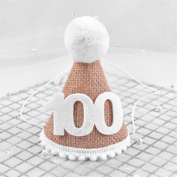 Hat Baby Fødselsdagsfest Hat 1. Års Børn Baby Shower Hat Fødselsdag Hovedbånd Dekoration B as shown
