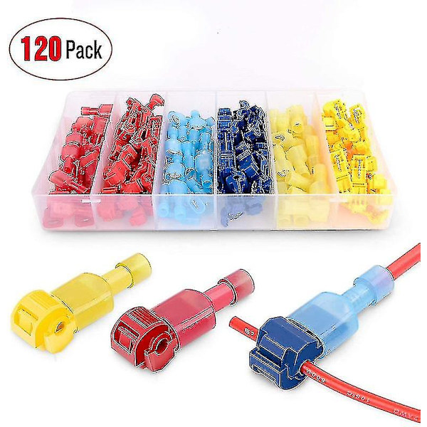 Hurtig Splice, Wire Terminals T-tap Kit 120 pcs