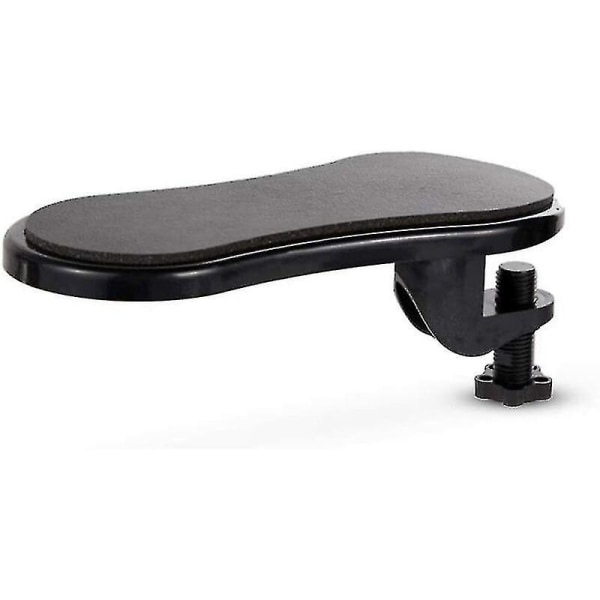 Datorarmstöd, ergonomiskt tangentbordsstöd för handledsstöd, roterande handledsstöd för bord (svart