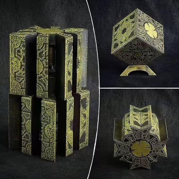Hellraiser Puslespillboks Flyttbar Lament Horror Terror Hellraiser Pinhead Prop Leke