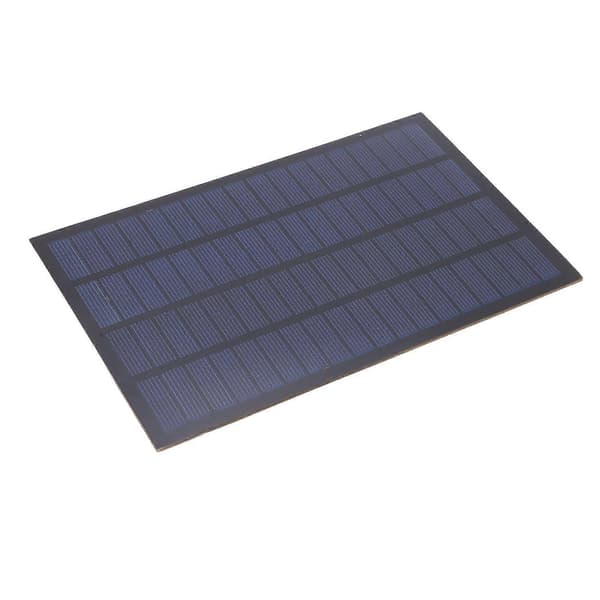 Bärbar 2,5W 18V Polysilikon Solpanel Solcellsladdningsmodul för Lågeffektsapparater 194x120mm
