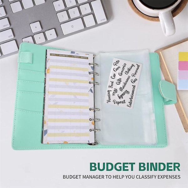 Budgetpärm stycken budgetpärm, kontantkuvert för budget och finanshantering