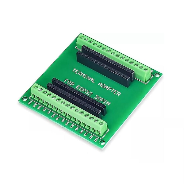 ESP32 Expansionskort 30Pin GPIO Breakout Board Kompatibel med 30 Pins ESP32 Utvecklingskort Green