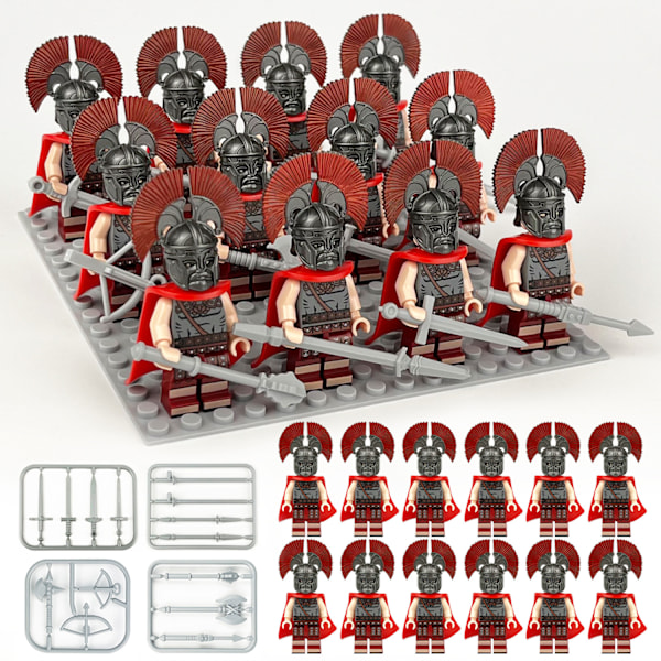 M1641 M1642 Keskiajan Rooman Sotilaallinen Joukko 12 Rakennuspalikkaa Minifiguureja Pieniä Osia Kokoonpantava Leikkikassi