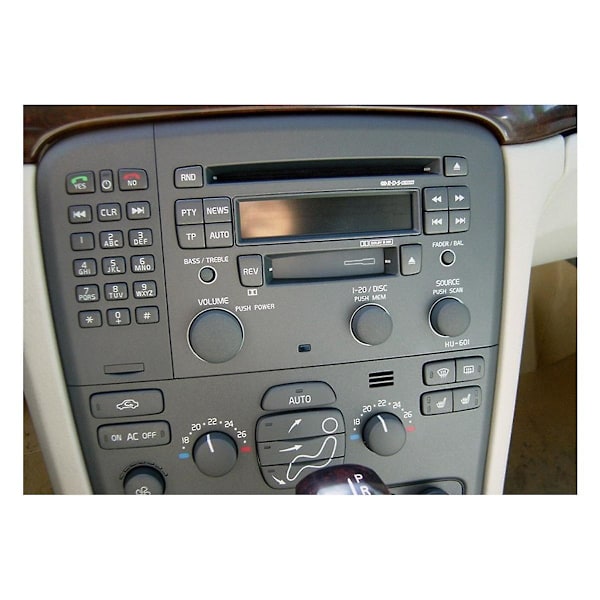 Til S80 1999-2005 Car Stereo Fascia Dash Panel 2 Din Frame Trim Kit (173x98mm) As Shown