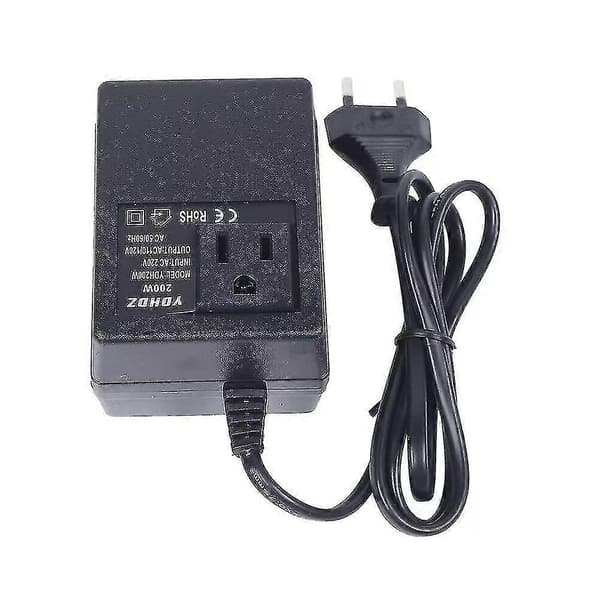 Spenningsomformer 220V til 110V, nedtrappingstransformator
